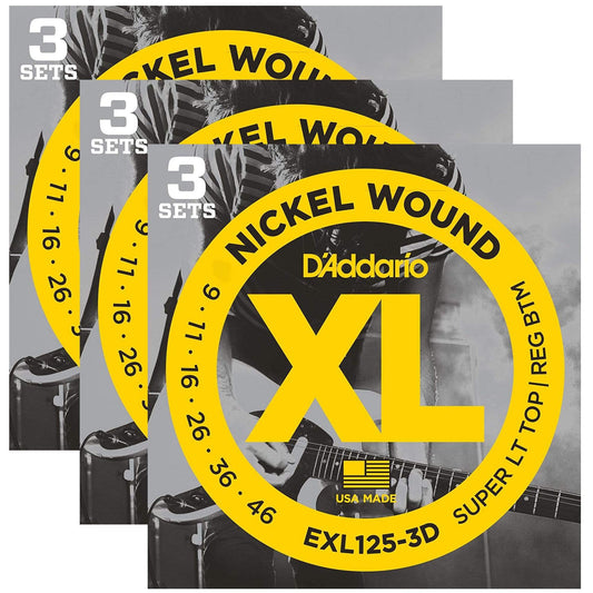 D'Addario EXL125 Electric 9-46 9-Pack Bundle Accessories / Strings / Guitar Strings