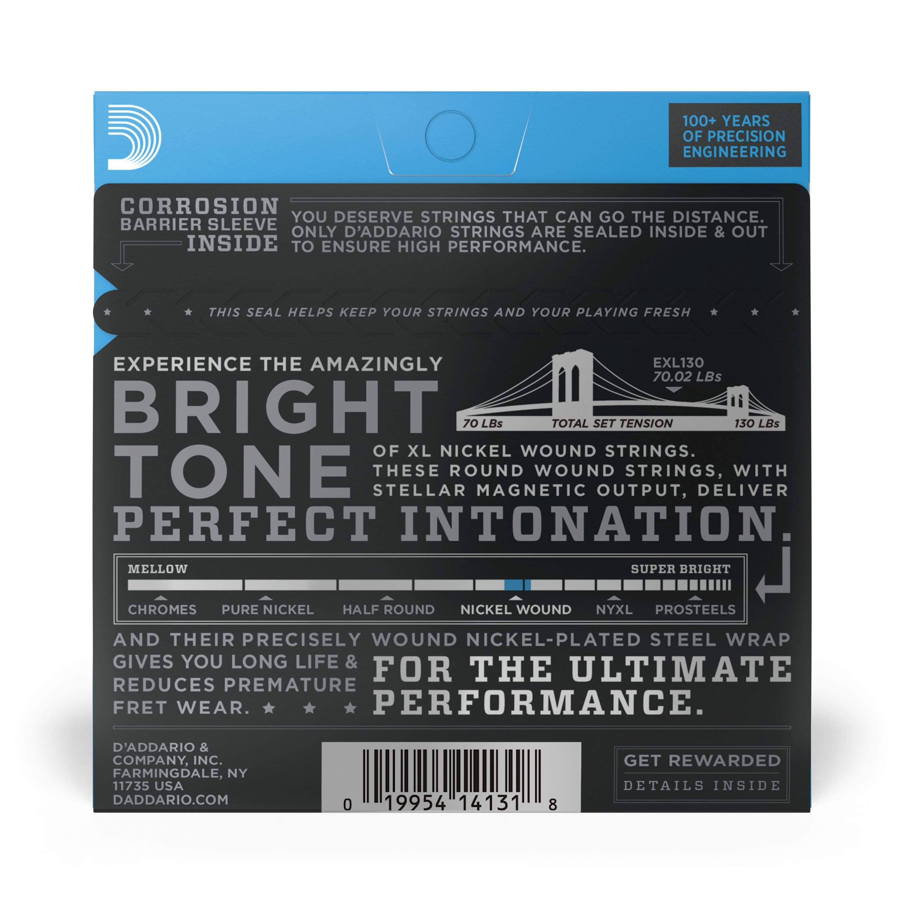 D'Addario EXL130 Electric Extra-Super Light 8-38 Accessories / Strings / Guitar Strings
