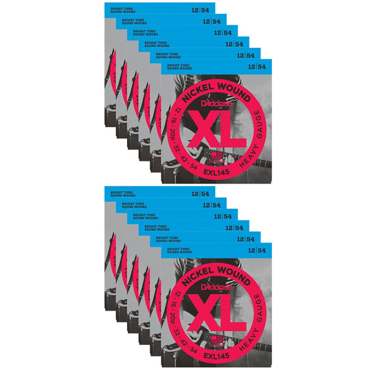 D'Addario EXL145 Electric Heavy 12-54 (12 Pack Bundle) Accessories / Strings / Guitar Strings