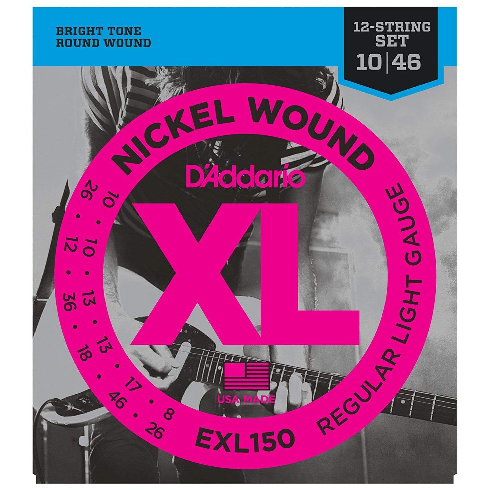D'Addario EXL150 Electric 12-String 10-46/26 (12 Pack Bundle) Accessories / Strings / Guitar Strings