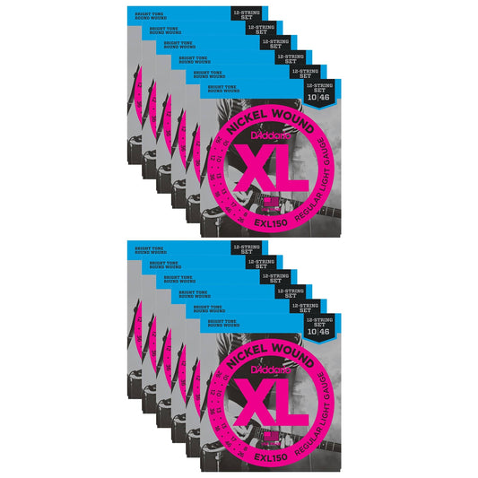 D'Addario EXL150 Electric 12-String 10-46/26 (12 Pack Bundle) Accessories / Strings / Guitar Strings