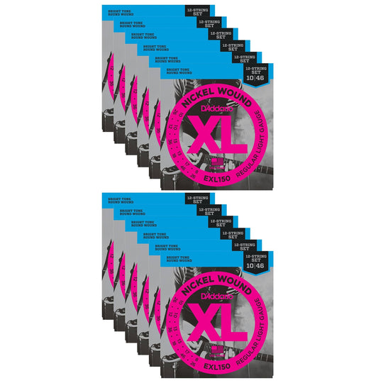 D'Addario EXL150 Electric 12-String 10-46/26 (12 Pack Bundle) Accessories / Strings / Guitar Strings