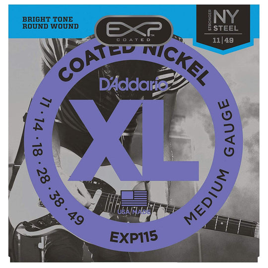 D'Addario EXP115 Coated Electric Medium 11-49 Accessories / Strings / Guitar Strings