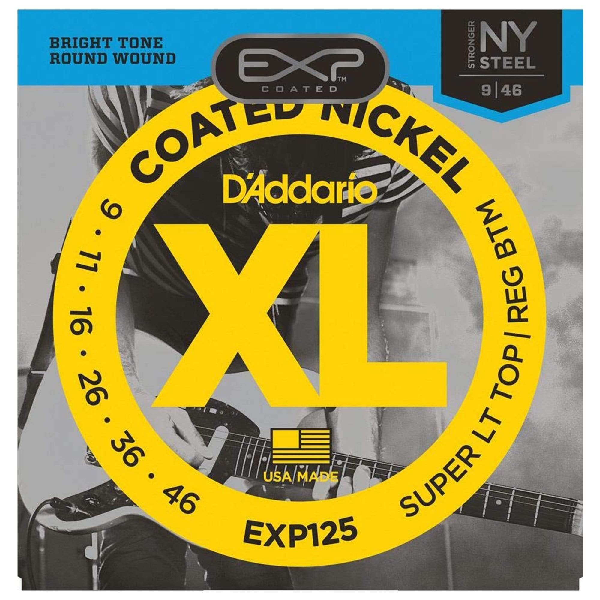 D'Addario EXP125 Coated Electric Super Light 9-46 Accessories / Strings / Guitar Strings
