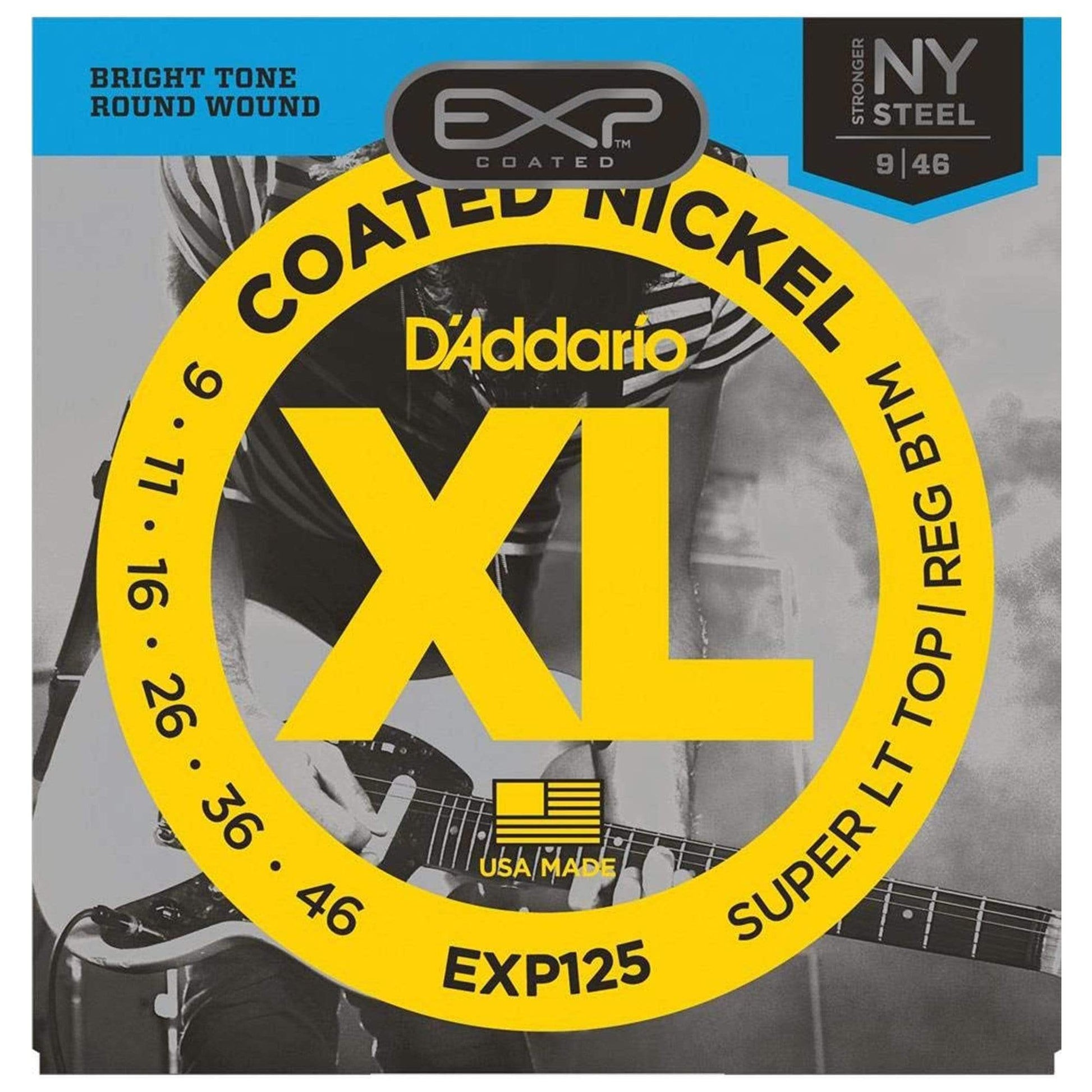 D'Addario EXP125 Coated Electric Super Light 9-46 Accessories / Strings / Guitar Strings