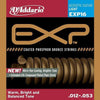 D'Addario EXP16 Coated Phosphor Bronze Light Acoustic Guitar Strings 12-53 Accessories / Strings / Guitar Strings