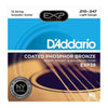 D'Addario EXP38 Coated Phosphor Bronze Acoustic 12-String Light 10-47/27 Accessories / Strings / Guitar Strings