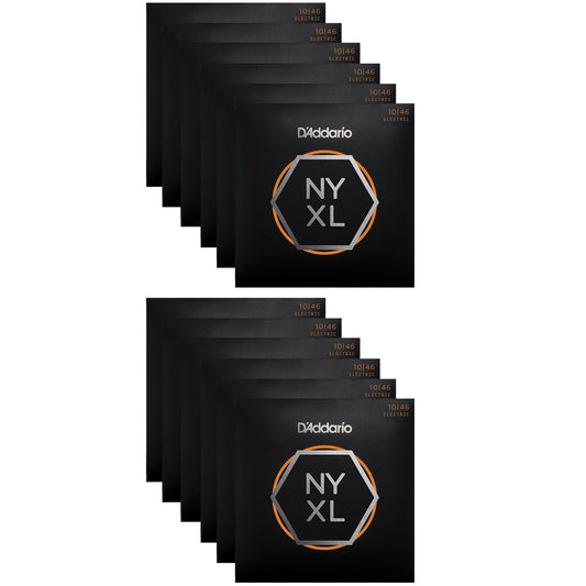 D'Addario NYXL Electric Guitar Strings Regular Light 10-46 (12 Pack Bundle) Accessories / Strings / Guitar Strings