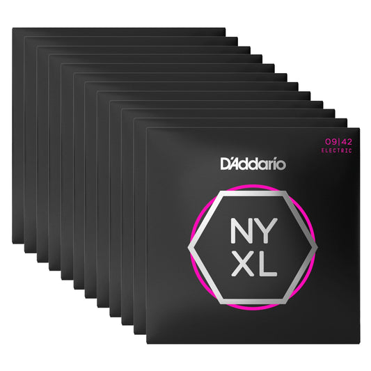 D'Addario NYXL Electric Guitar Strings Super Light 9-42 12 Pack Bundle Accessories / Strings / Guitar Strings