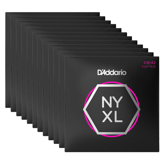 D'Addario NYXL Electric Guitar Strings Super Light 9-42 12 Pack Bundle Accessories / Strings / Guitar Strings