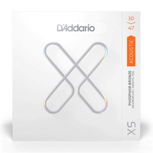 D'Addario XS Coated Acoustic Phosphor Bronze Extra Light 10-47 Accessories / Strings / Guitar Strings