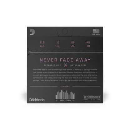 D'Addario XT Phosphor Bronze Mandolin Strings Custom Medium 11.5-40 Accessories / Strings / Mandolin Strings