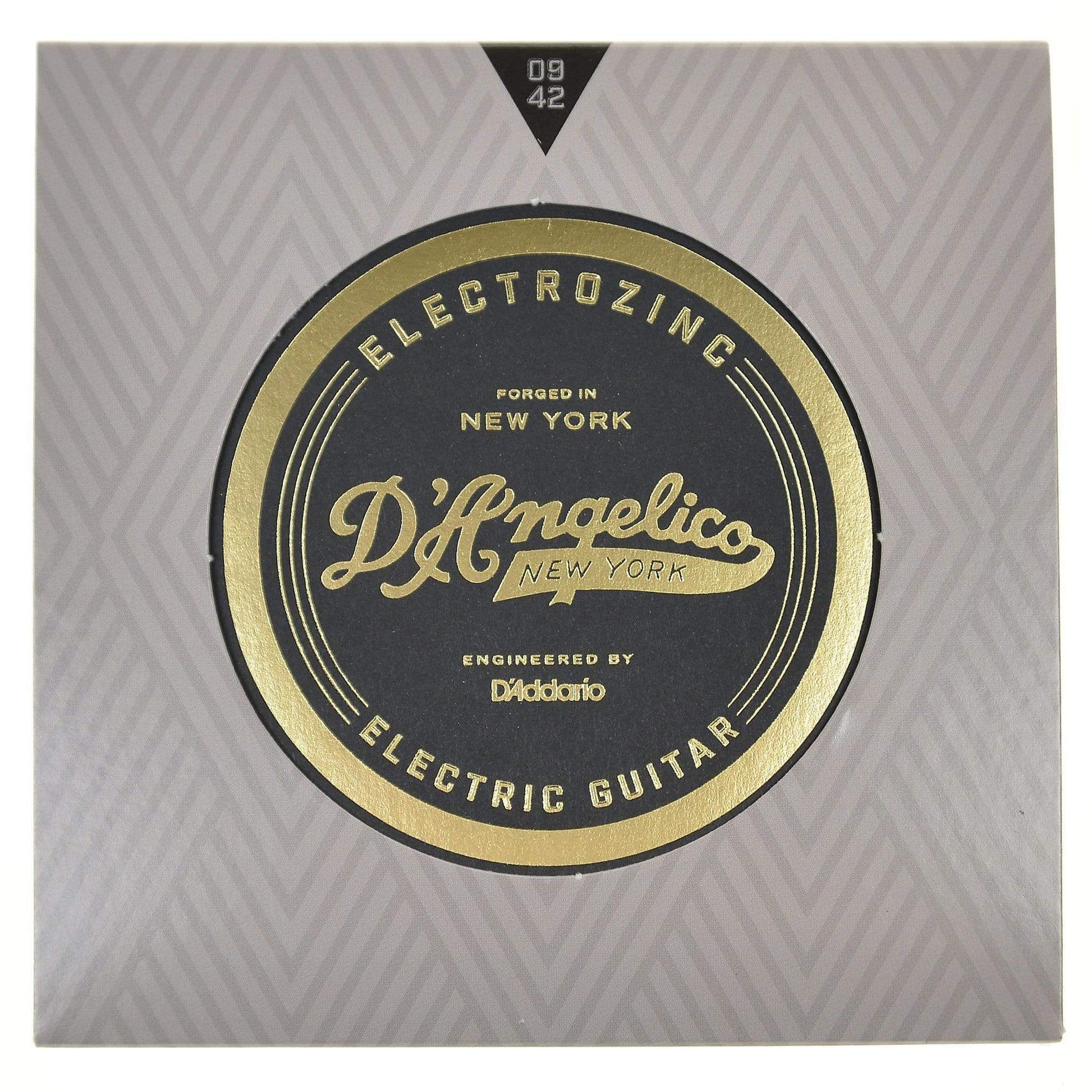 D'Angelico Rock 9's Electrozinc Electric Guitar Strings Accessories / Strings / Guitar Strings