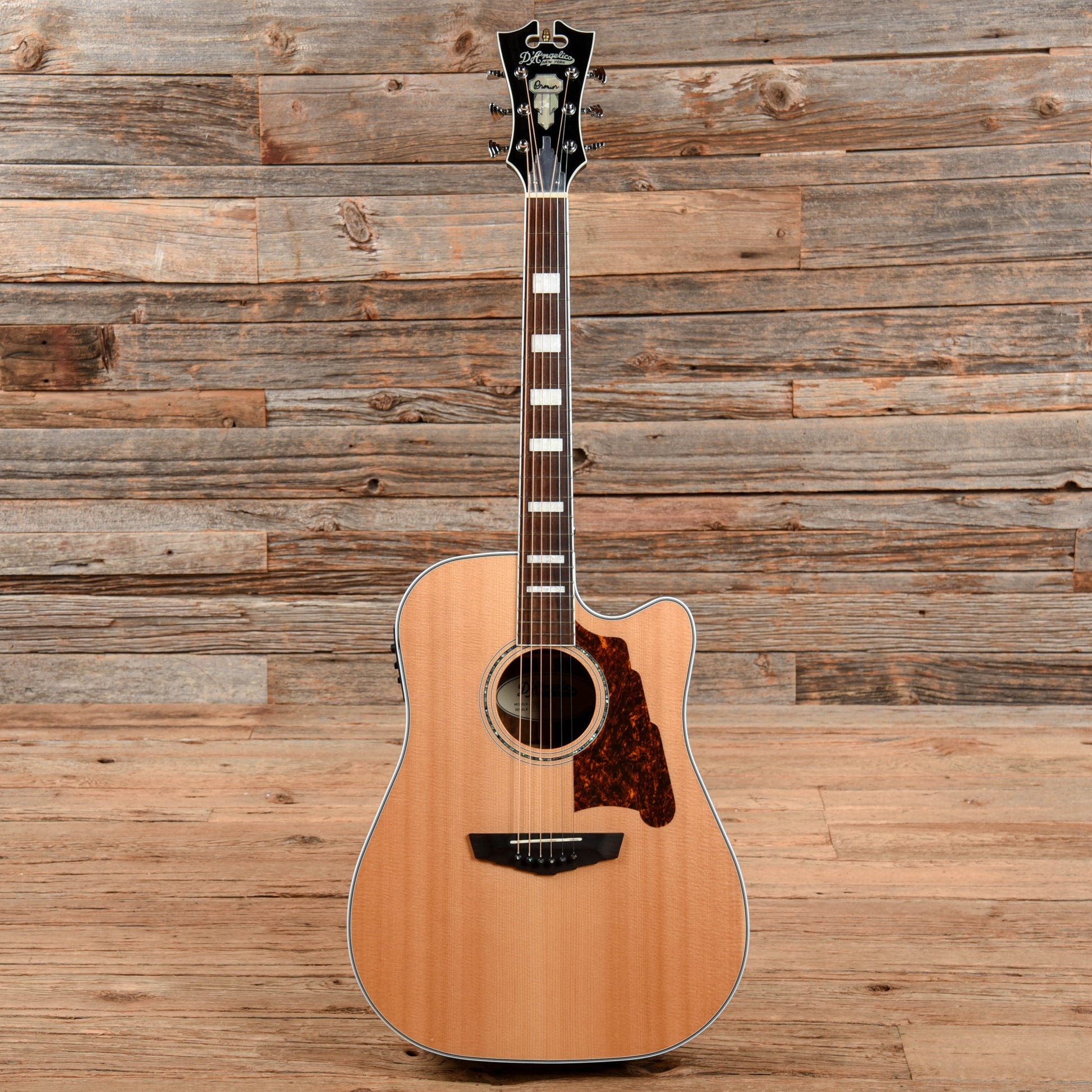 D'Angelico Premier Bowery PSD500 Natural 2016 Acoustic Guitars / Dreadnought