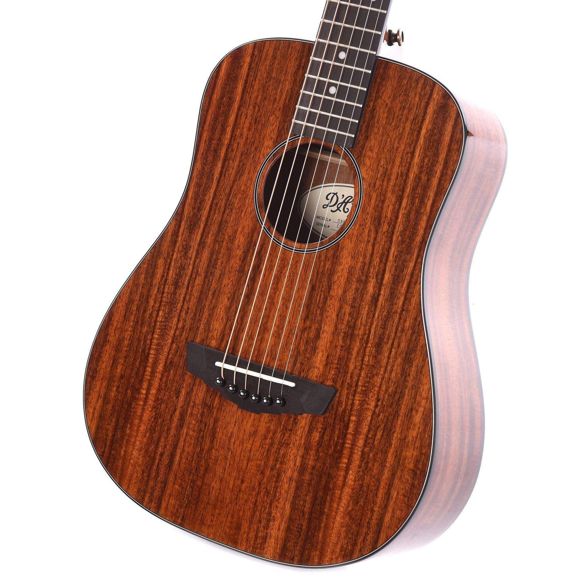 D'Angelico Premier Utica 3/4 Size Dreadnought Koa Top Acoustic Guitar Acoustic Guitars / Dreadnought