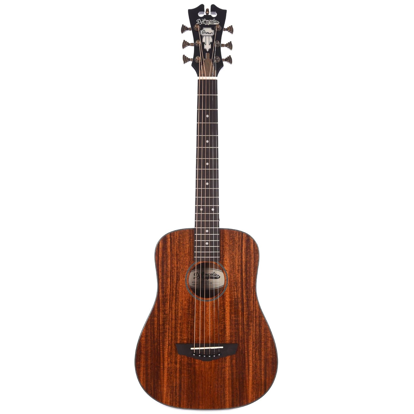 D'Angelico Premier Utica 3/4 Size Dreadnought Koa Top Acoustic Guitar Acoustic Guitars / Dreadnought