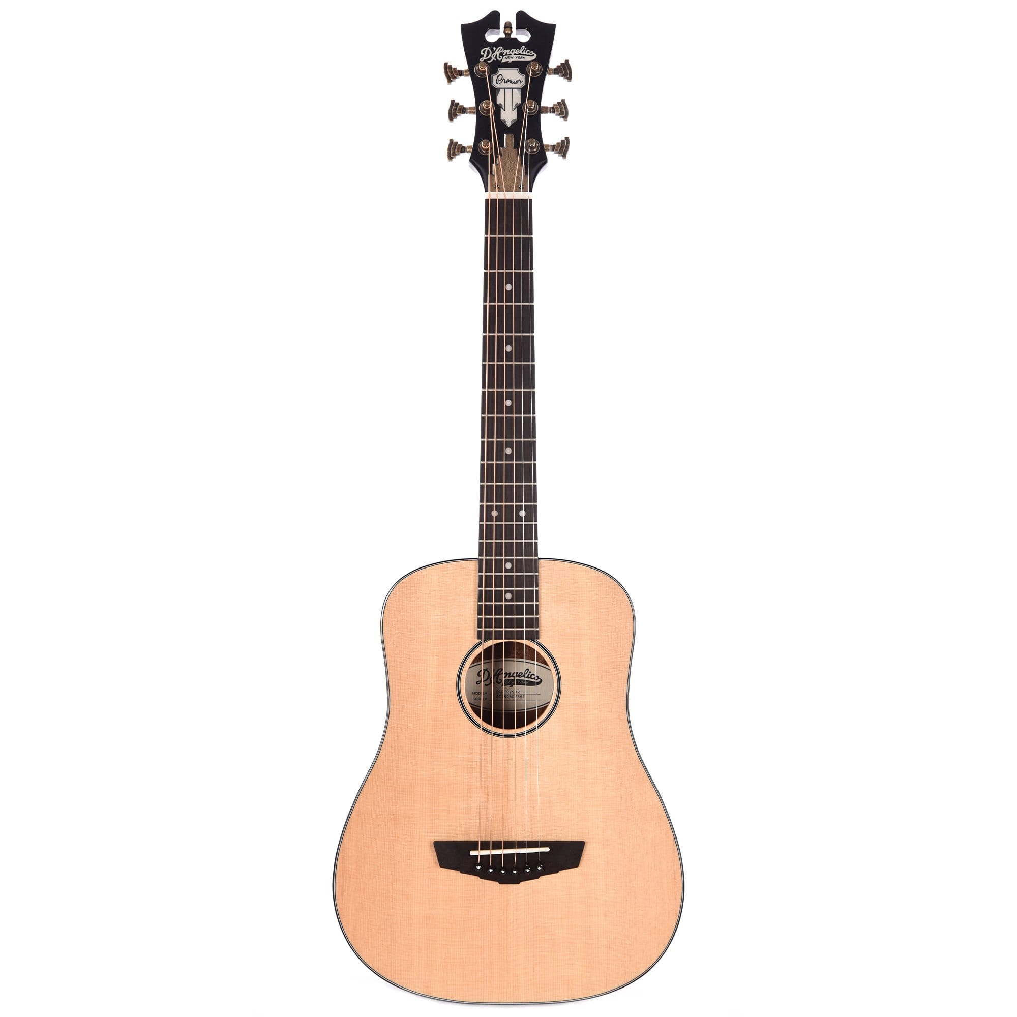 D'Angelico Premier Utica 3/4 Size Dreadnought Spruce Acoustic Guitar Acoustic Guitars / Dreadnought