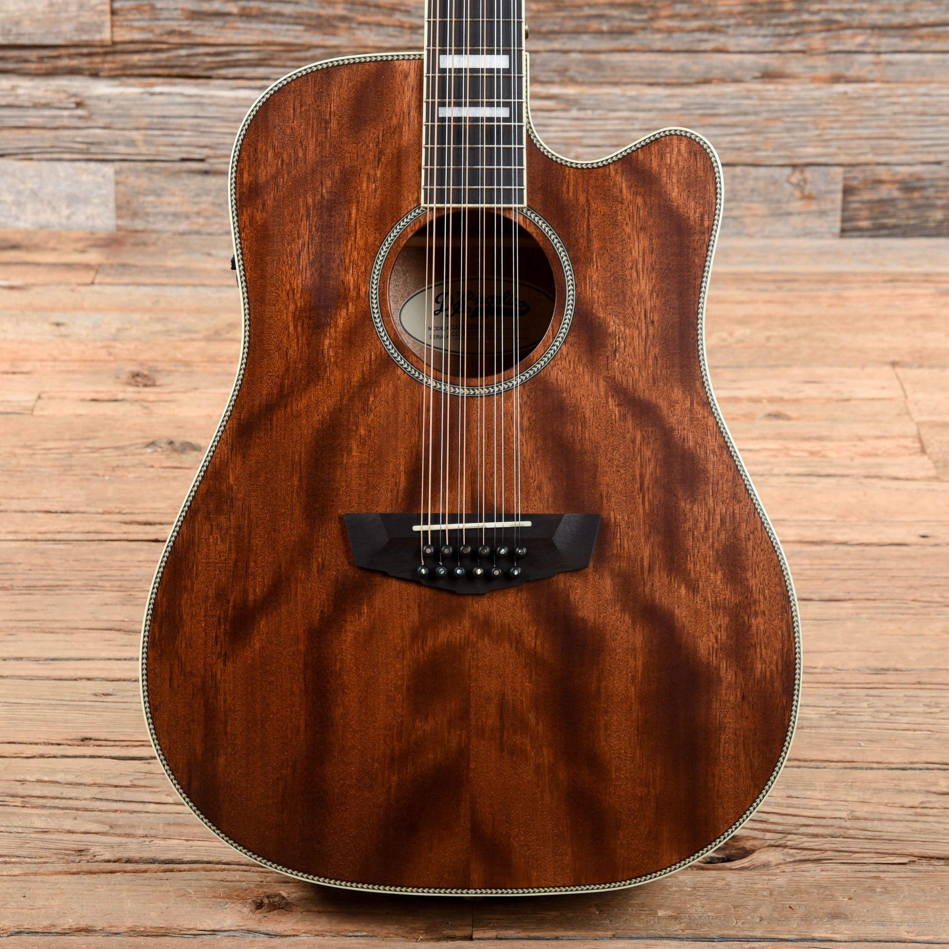 D'Angelico Premier Fulton 12-String Grand Auditorium Vintage Sunburst 2018 Acoustic Guitars / OM and Auditorium