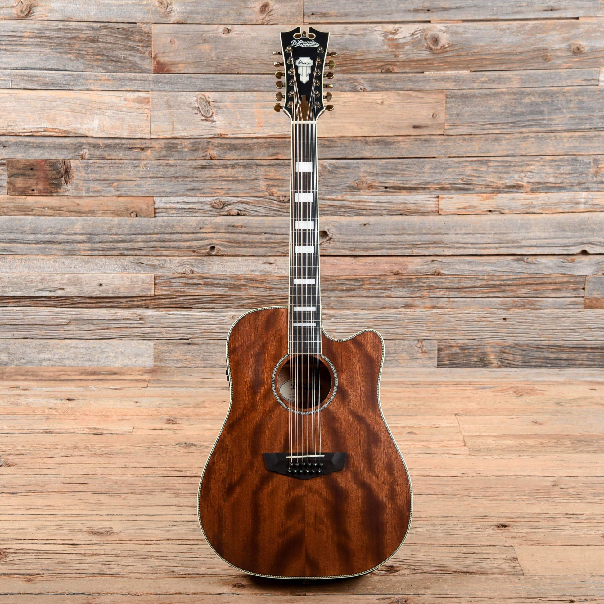 D'Angelico Premier Fulton 12-String Grand Auditorium Vintage Sunburst 2018 Acoustic Guitars / OM and Auditorium