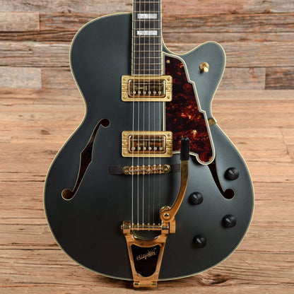 D'Angelico Deluxe 175 Matte Midnight 2017 Electric Guitars / Hollow Body
