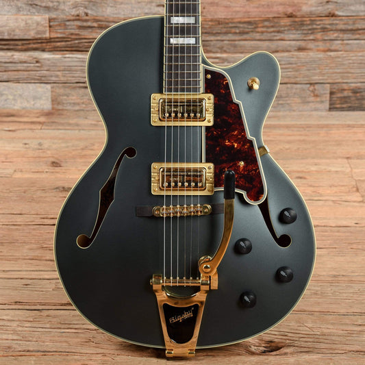 D'Angelico Deluxe 175 Matte Midnight 2017 Electric Guitars / Hollow Body