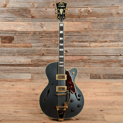 D'Angelico Deluxe 175 Matte Midnight 2017 Electric Guitars / Hollow Body