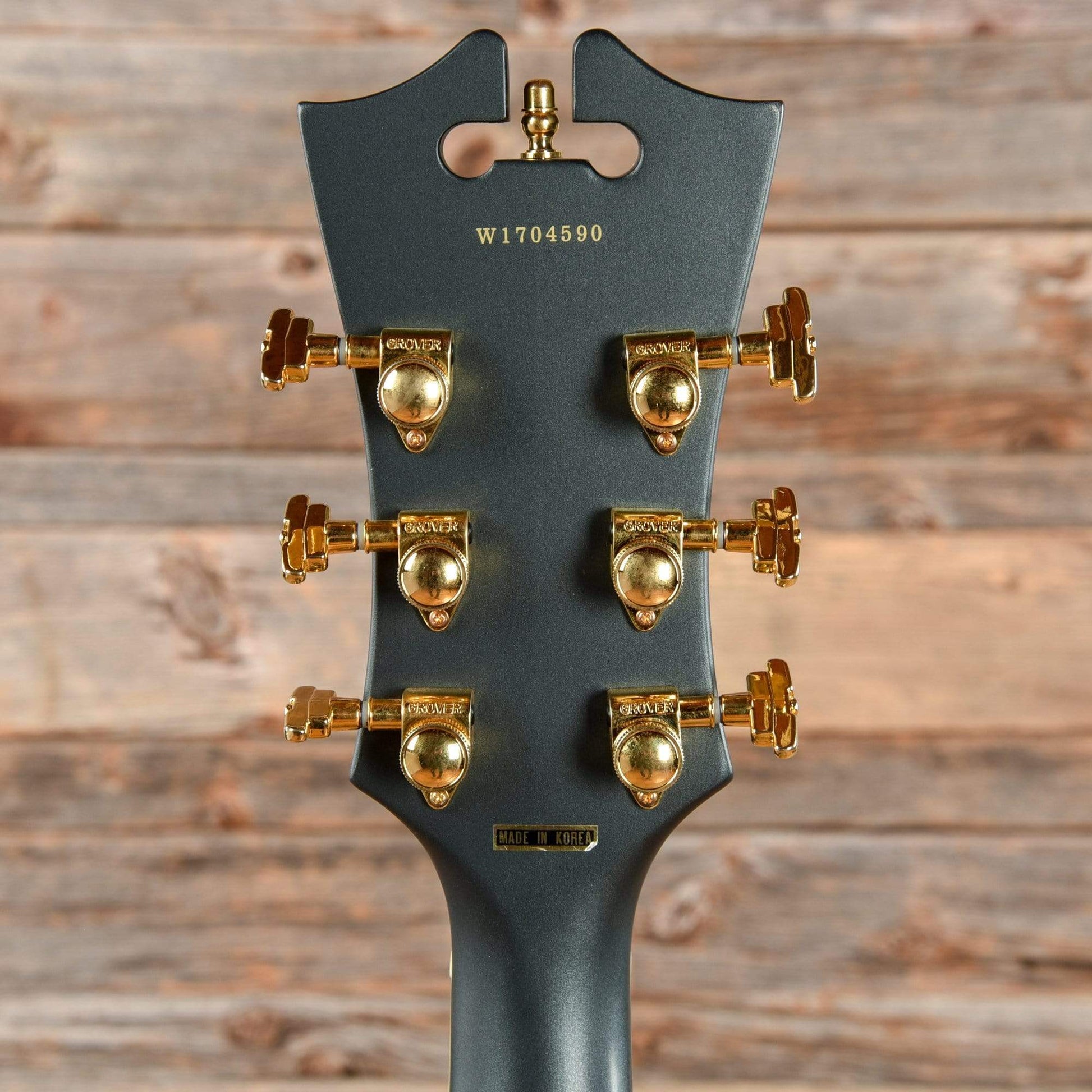 D'Angelico Deluxe 175 Matte Midnight 2017 Electric Guitars / Hollow Body