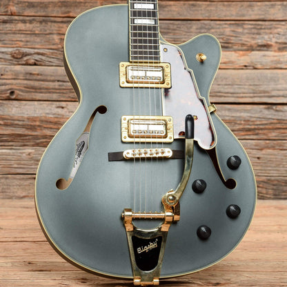 D'Angelico Deluxe 175 Matte Midnight 2017 Electric Guitars / Hollow Body