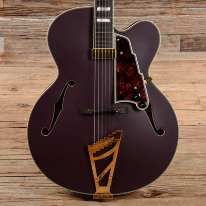 D'Angelico Deluxe EXL-1 Hollow Body Archtop Matte Plum 2017 Electric Guitars / Hollow Body