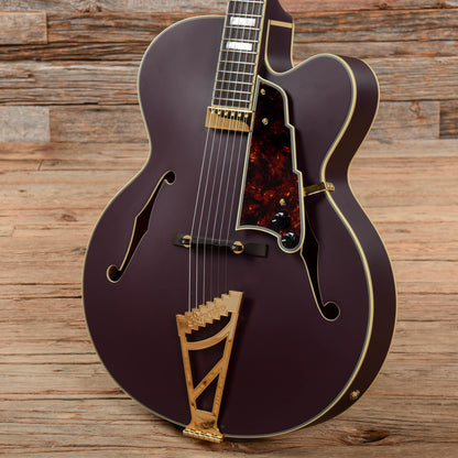 D'Angelico Deluxe EXL-1 Hollow Body Archtop Matte Plum 2017 Electric Guitars / Hollow Body