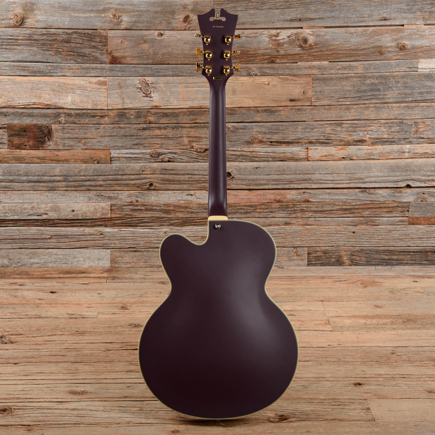 D'Angelico Deluxe EXL-1 Hollow Body Archtop Matte Plum 2017 Electric Guitars / Hollow Body