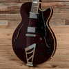 D'Angelico D'Angelico Premier SS Semi-Hollow Single Cutaway Trans Wine Electric Guitars / Semi-Hollow