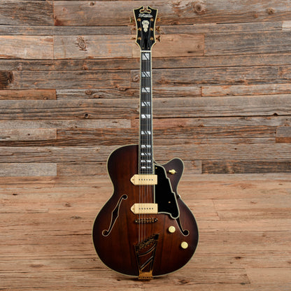 D'Angelico Deluxe 59 with Stairstep Tailpiece Satin Brown Burst 2022 Electric Guitars / Semi-Hollow