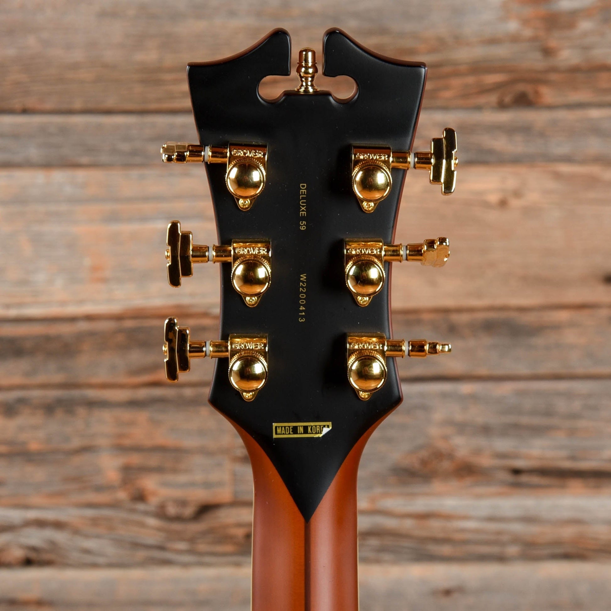 D'Angelico Deluxe 59 with Stairstep Tailpiece Satin Brown Burst 2022 Electric Guitars / Semi-Hollow