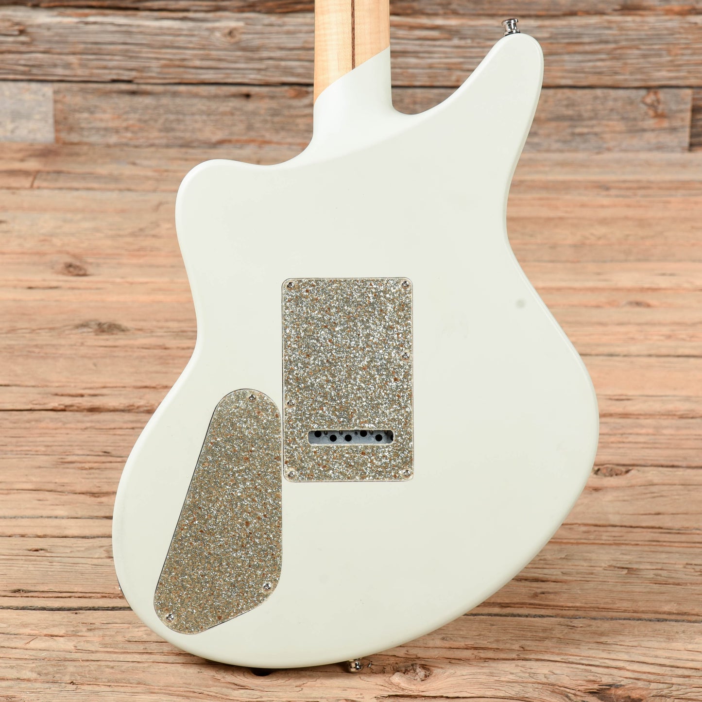 D'Angelico Deluxe Bedford SH HSS White Electric Guitars / Semi-Hollow