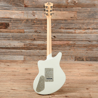 D'Angelico Deluxe Bedford SH HSS White Electric Guitars / Semi-Hollow