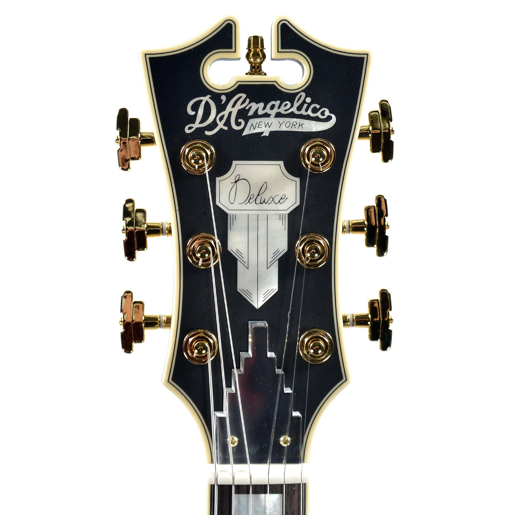 D'Angelico Deluxe DC Matte Midnight Stairstep – Chicago Music Exchange