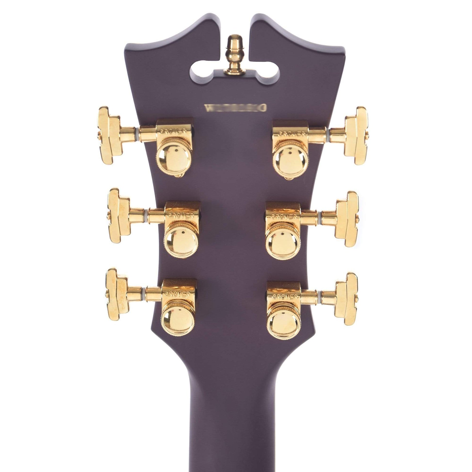 D'Angelico Deluxe DC Matte Plum Semi Hollow Double Cutaway Stop Bar Electric Guitars / Semi-Hollow