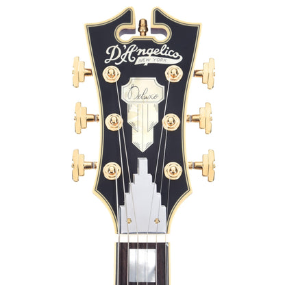 D'Angelico Deluxe DC Matte Plum Semi Hollow Double Cutaway Stop Bar Electric Guitars / Semi-Hollow
