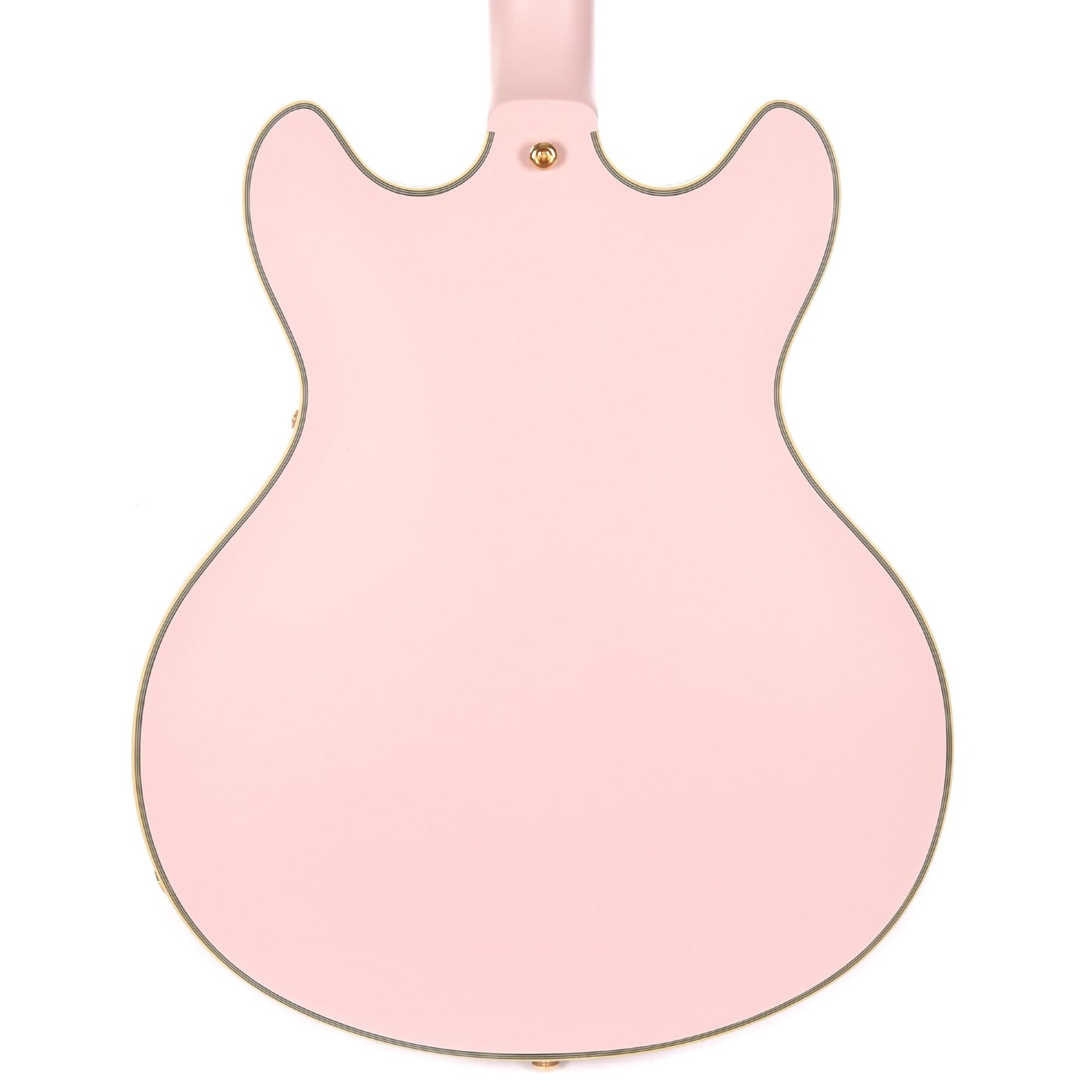 D'Angelico Deluxe DC Semi-Hollow Body Matte Rose Pink w/Stoptail Bridge Electric Guitars / Semi-Hollow