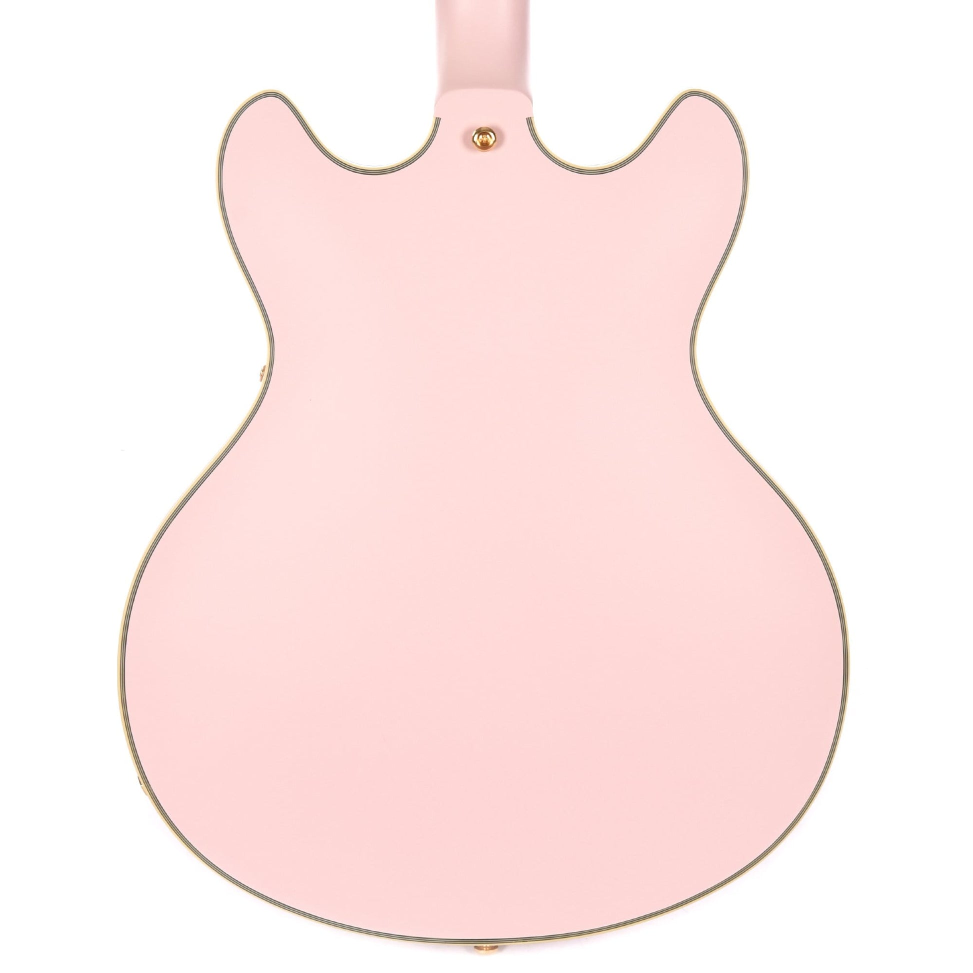 D'Angelico Deluxe DC Semi-Hollow Body Matte Rose Pink w/Stoptail Bridge Electric Guitars / Semi-Hollow
