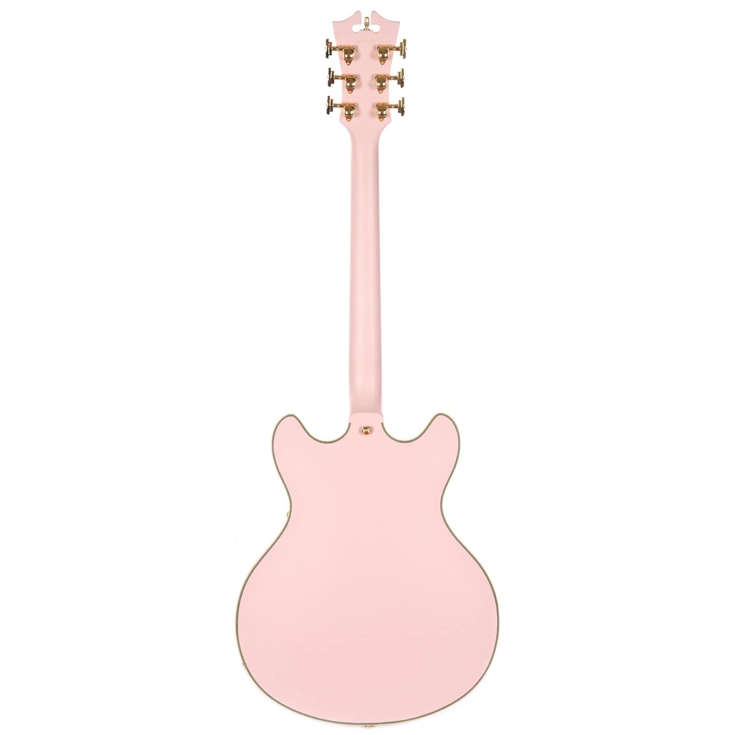 D'Angelico Deluxe DC Semi-Hollow Body Matte Rose Pink w/Stoptail Bridge Electric Guitars / Semi-Hollow