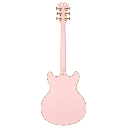 D'Angelico Deluxe DC Semi-Hollow Body Matte Rose Pink w/Stoptail Bridge Electric Guitars / Semi-Hollow