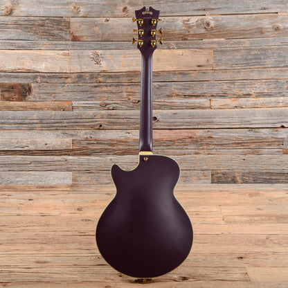 D'Angelico Deluxe SSTP Semi-Hollow Single Cutaway Matte Plum 2017 Electric Guitars / Semi-Hollow
