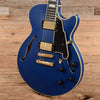 D'Angelico DLX SSS Satin Blue Electric Guitars / Semi-Hollow