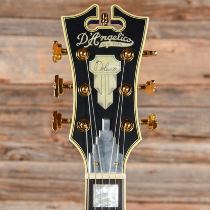 D'Angelico DLX SSS Satin Blue Electric Guitars / Semi-Hollow