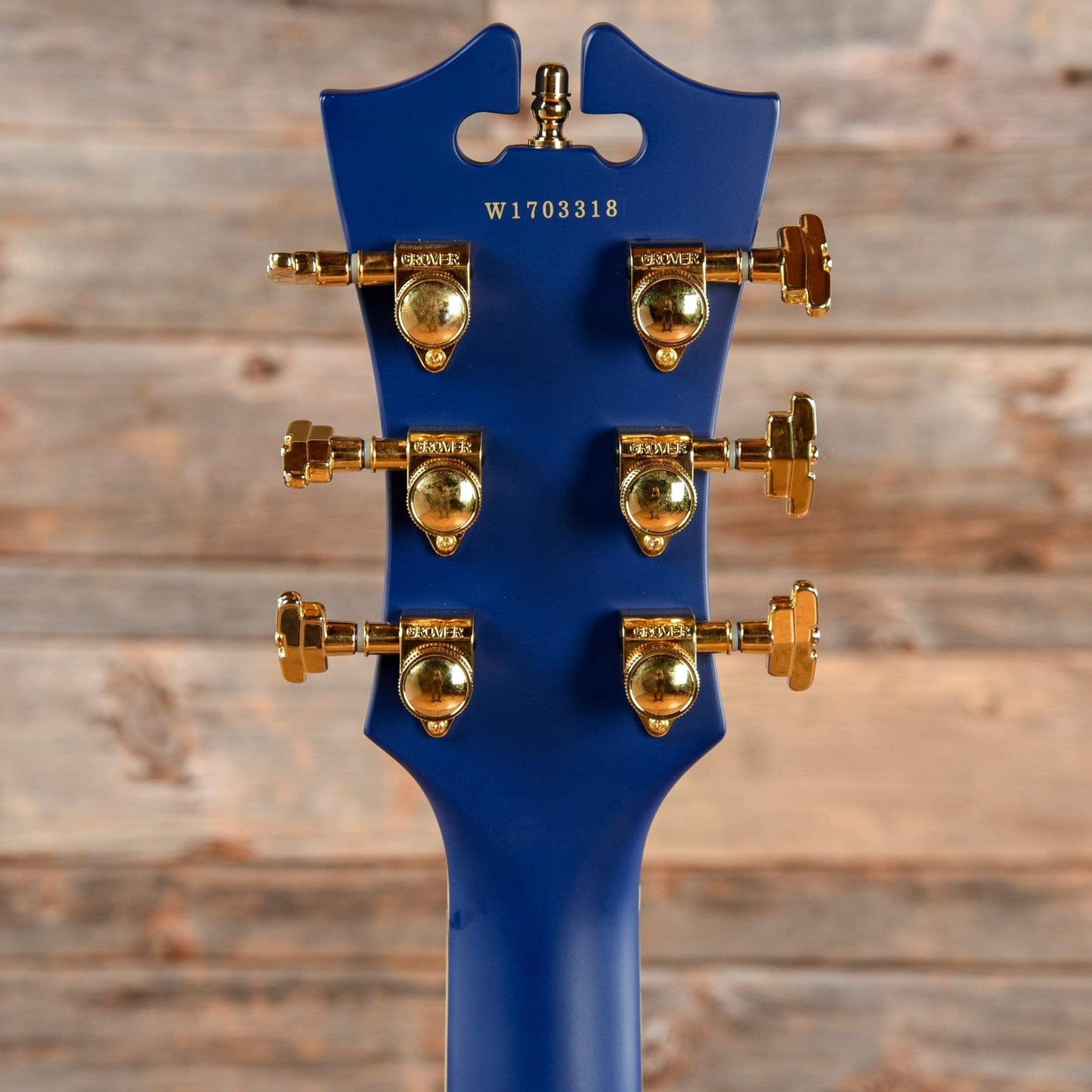 D'Angelico DLX SSS Satin Blue Electric Guitars / Semi-Hollow