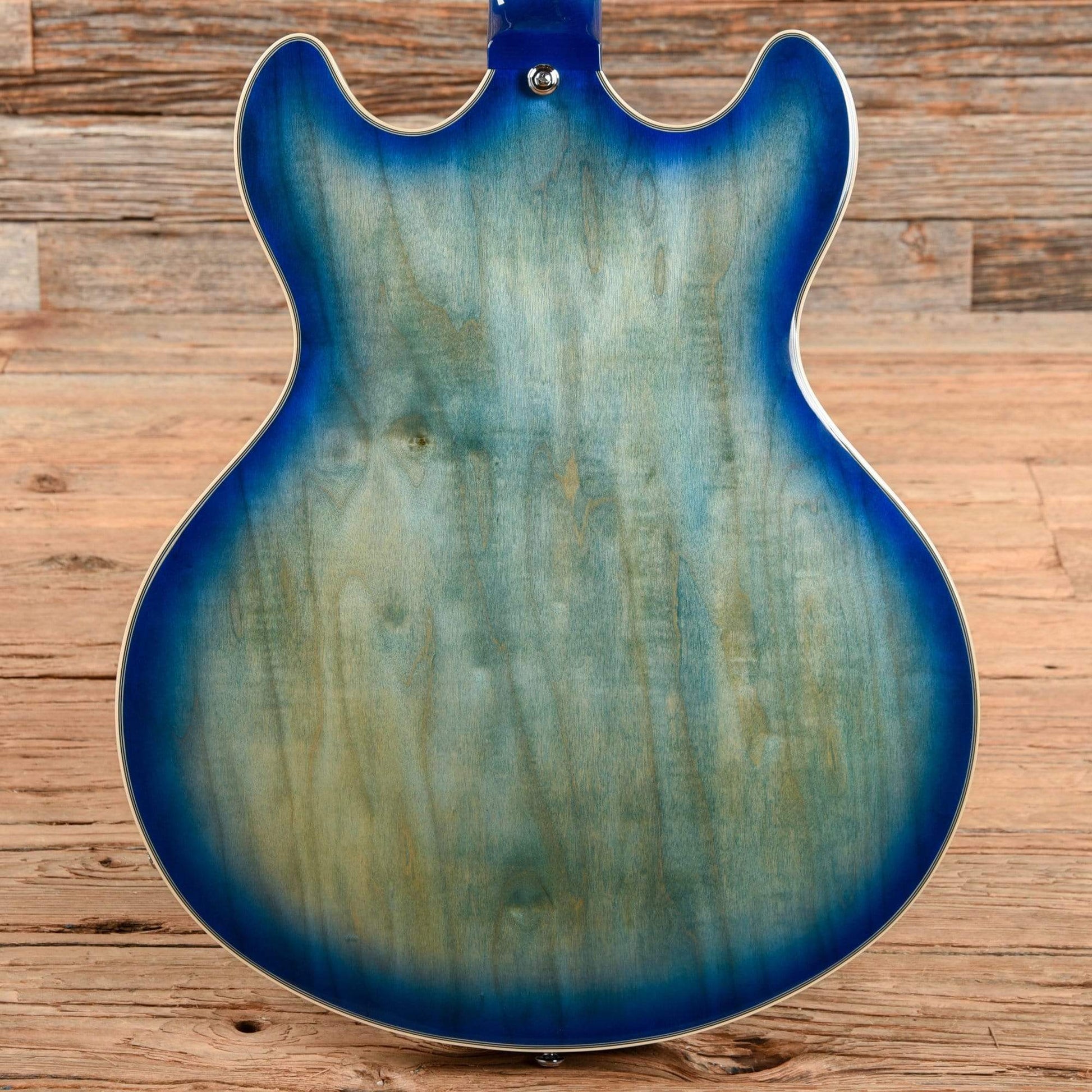 D'Angelico Premier DC Boardwalk Blue Burst 2019 Electric Guitars / Semi-Hollow