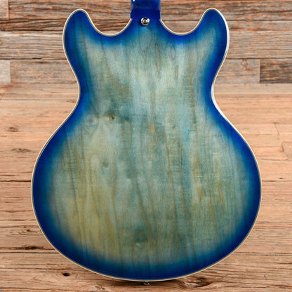 D'Angelico Premier DC Boardwalk Blue Burst 2019 Electric Guitars / Semi-Hollow