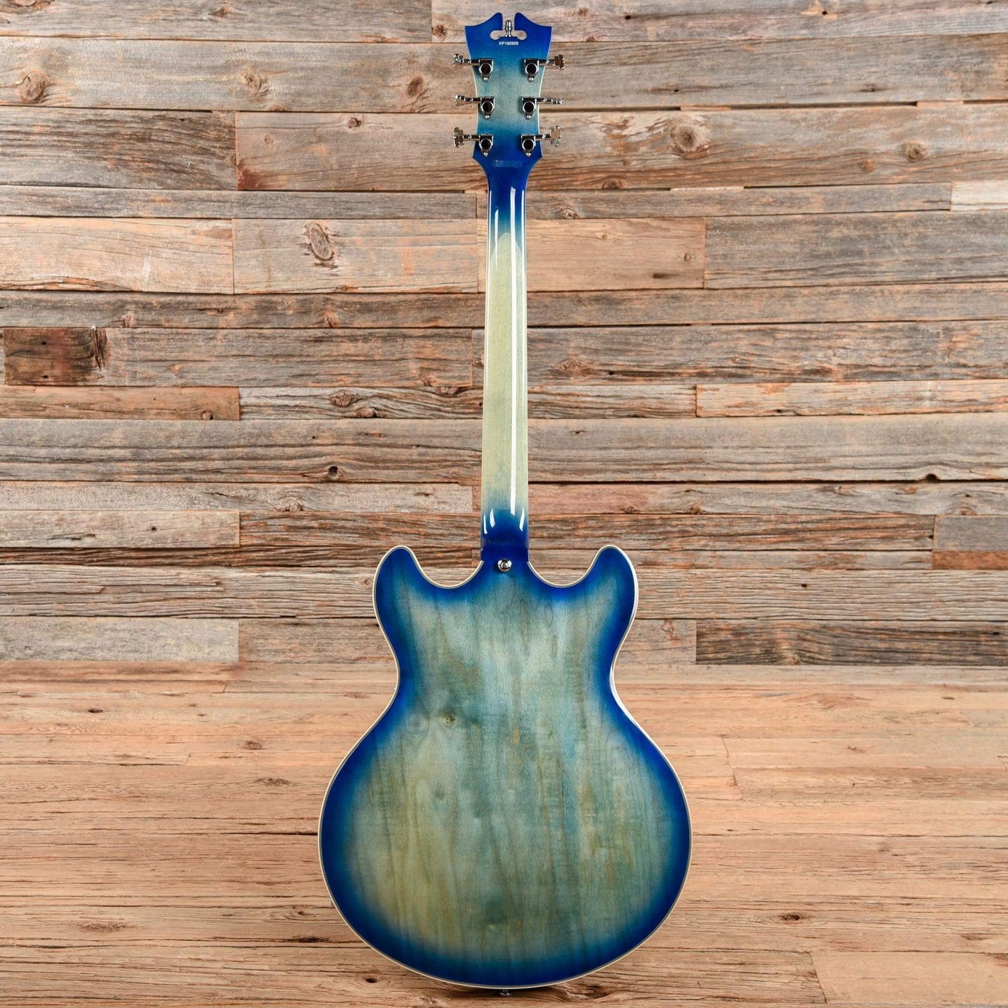 D'Angelico Premier DC Boardwalk Blue Burst 2019 Electric Guitars / Semi-Hollow